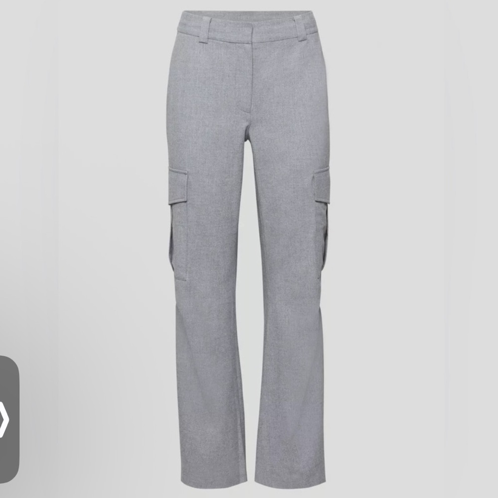 Aritzia Sunday Best Gray Cargo Trousers